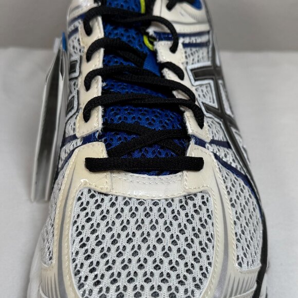 NEW ASICS GEL-Flux Running Shoes White Black Royal Blue Size 9.5 (T3D4N-0190) - Picture 10 of 16